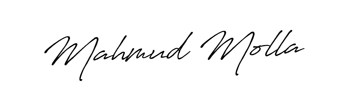 Antro_Vectra_Bolder is a professional signature style that is perfect for those who want to add a touch of class to their signature. It is also a great choice for those who want to make their signature more unique. Get Mahmud Molla name to fancy signature for free. Mahmud Molla signature style 7 images and pictures png