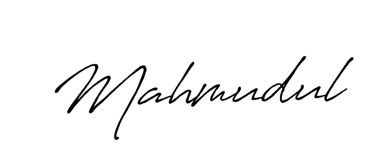 Design your own signature with our free online signature maker. With this signature software, you can create a handwritten (Antro_Vectra_Bolder) signature for name Mahmudul. Mahmudul signature style 7 images and pictures png