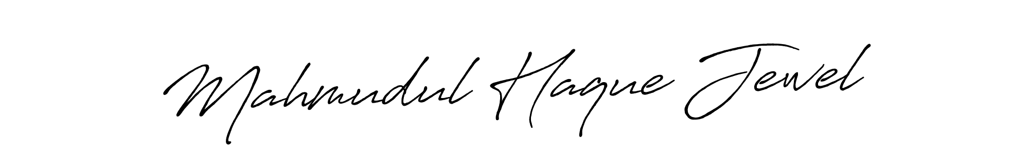 Create a beautiful signature design for name Mahmudul Haque Jewel. With this signature (Antro_Vectra_Bolder) fonts, you can make a handwritten signature for free. Mahmudul Haque Jewel signature style 7 images and pictures png