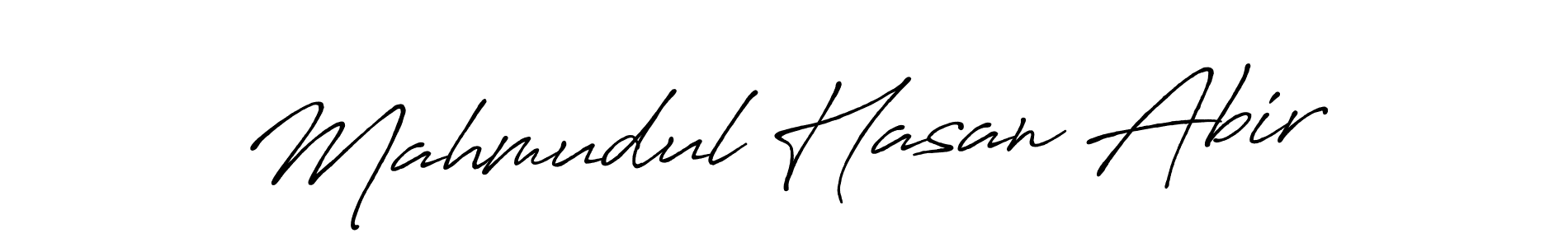 Make a beautiful signature design for name Mahmudul Hasan Abir. With this signature (Antro_Vectra_Bolder) style, you can create a handwritten signature for free. Mahmudul Hasan Abir signature style 7 images and pictures png