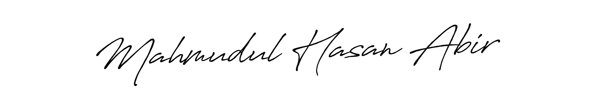 Make a beautiful signature design for name Mahmudul Hasan Abir. With this signature (Antro_Vectra_Bolder) style, you can create a handwritten signature for free. Mahmudul Hasan Abir signature style 7 images and pictures png