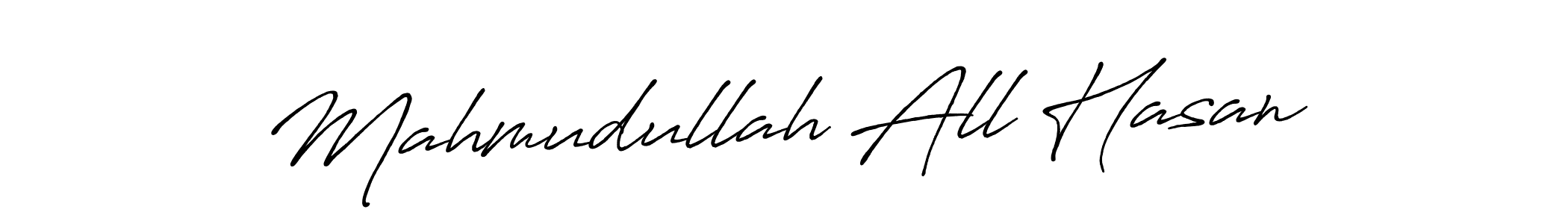 Make a short Mahmudullah All Hasan signature style. Manage your documents anywhere anytime using Antro_Vectra_Bolder. Create and add eSignatures, submit forms, share and send files easily. Mahmudullah All Hasan signature style 7 images and pictures png