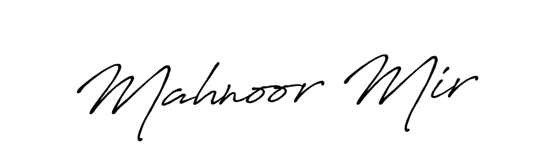 Also You can easily find your signature by using the search form. We will create Mahnoor Mir name handwritten signature images for you free of cost using Antro_Vectra_Bolder sign style. Mahnoor Mir signature style 7 images and pictures png