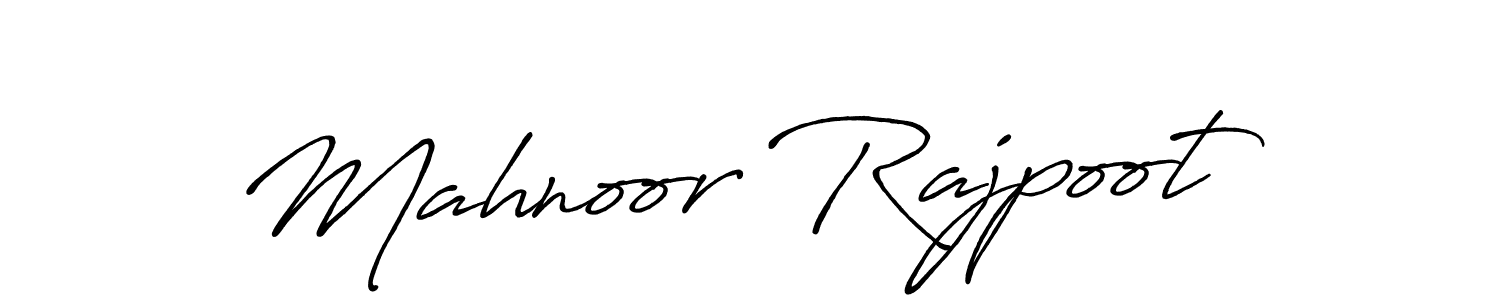 Also we have Mahnoor Rajpoot name is the best signature style. Create professional handwritten signature collection using Antro_Vectra_Bolder autograph style. Mahnoor Rajpoot signature style 7 images and pictures png