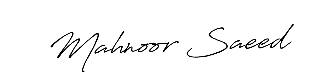 Once you've used our free online signature maker to create your best signature Antro_Vectra_Bolder style, it's time to enjoy all of the benefits that Mahnoor Saeed name signing documents. Mahnoor Saeed signature style 7 images and pictures png