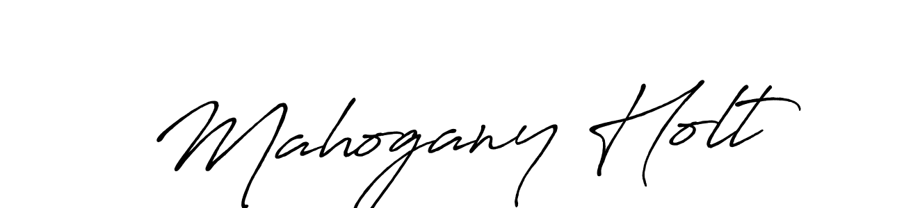 How to Draw Mahogany Holt signature style? Antro_Vectra_Bolder is a latest design signature styles for name Mahogany Holt. Mahogany Holt signature style 7 images and pictures png