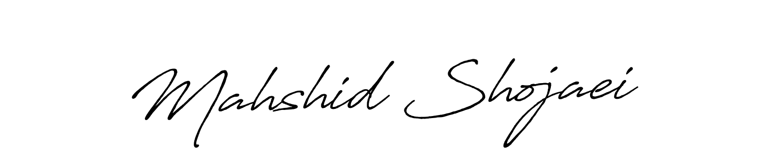 How to make Mahshid Shojaei signature? Antro_Vectra_Bolder is a professional autograph style. Create handwritten signature for Mahshid Shojaei name. Mahshid Shojaei signature style 7 images and pictures png