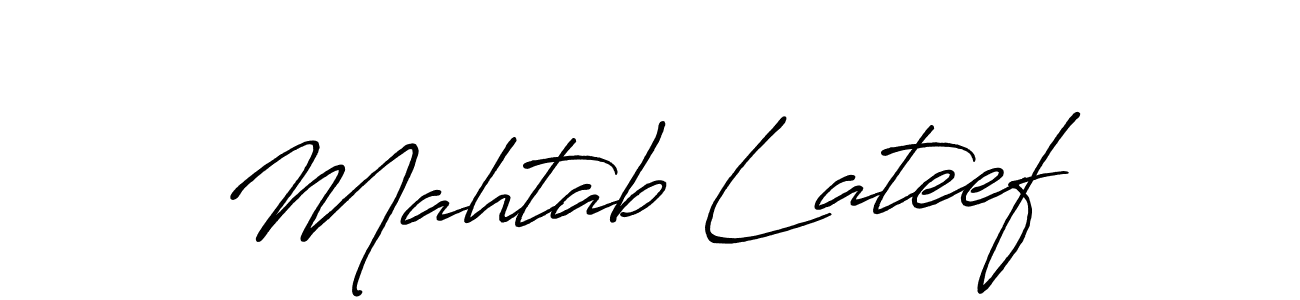 Once you've used our free online signature maker to create your best signature Antro_Vectra_Bolder style, it's time to enjoy all of the benefits that Mahtab Lateef name signing documents. Mahtab Lateef signature style 7 images and pictures png