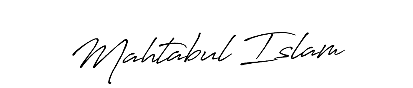 Similarly Antro_Vectra_Bolder is the best handwritten signature design. Signature creator online .You can use it as an online autograph creator for name Mahtabul Islam. Mahtabul Islam signature style 7 images and pictures png