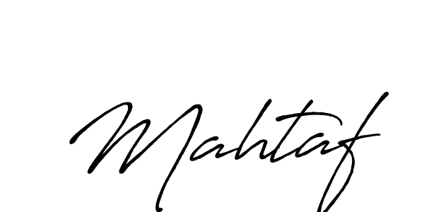 Mahtaf stylish signature style. Best Handwritten Sign (Antro_Vectra_Bolder) for my name. Handwritten Signature Collection Ideas for my name Mahtaf. Mahtaf signature style 7 images and pictures png