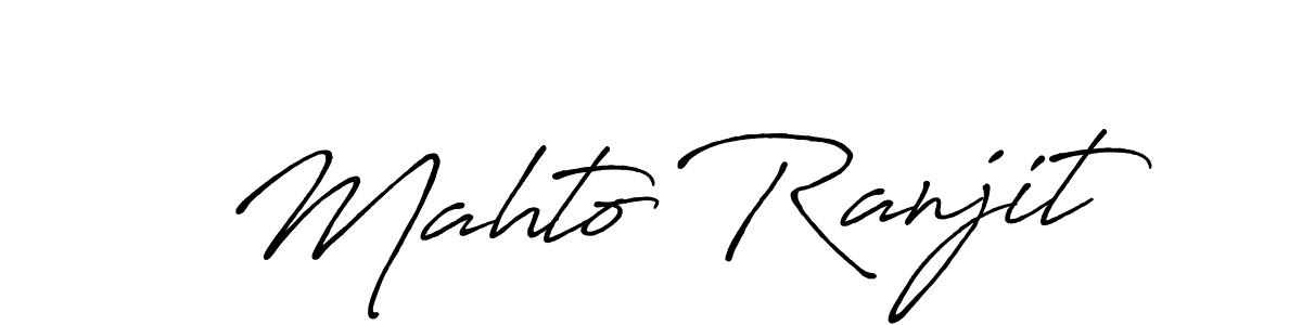 Once you've used our free online signature maker to create your best signature Antro_Vectra_Bolder style, it's time to enjoy all of the benefits that Mahto Ranjit name signing documents. Mahto Ranjit signature style 7 images and pictures png