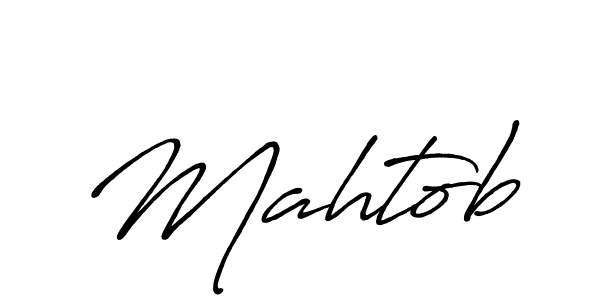 Use a signature maker to create a handwritten signature online. With this signature software, you can design (Antro_Vectra_Bolder) your own signature for name Mahtob. Mahtob signature style 7 images and pictures png