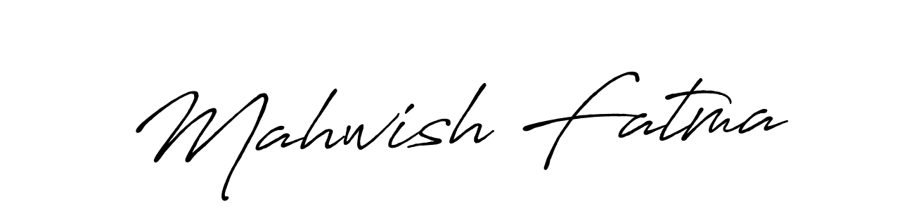 You should practise on your own different ways (Antro_Vectra_Bolder) to write your name (Mahwish Fatma) in signature. don't let someone else do it for you. Mahwish Fatma signature style 7 images and pictures png