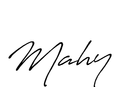 Also You can easily find your signature by using the search form. We will create Mahy name handwritten signature images for you free of cost using Antro_Vectra_Bolder sign style. Mahy signature style 7 images and pictures png