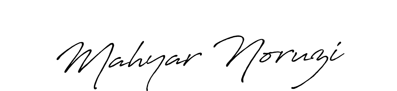 How to make Mahyar Noruzi signature? Antro_Vectra_Bolder is a professional autograph style. Create handwritten signature for Mahyar Noruzi name. Mahyar Noruzi signature style 7 images and pictures png