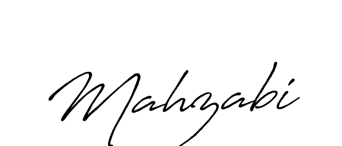 Mahzabi stylish signature style. Best Handwritten Sign (Antro_Vectra_Bolder) for my name. Handwritten Signature Collection Ideas for my name Mahzabi. Mahzabi signature style 7 images and pictures png