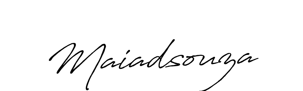 The best way (Antro_Vectra_Bolder) to make a short signature is to pick only two or three words in your name. The name Maiadsouza include a total of six letters. For converting this name. Maiadsouza signature style 7 images and pictures png