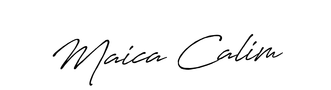 You can use this online signature creator to create a handwritten signature for the name Maica Calim. This is the best online autograph maker. Maica Calim signature style 7 images and pictures png