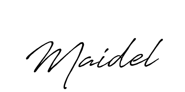 You should practise on your own different ways (Antro_Vectra_Bolder) to write your name (Maidel) in signature. don't let someone else do it for you. Maidel signature style 7 images and pictures png