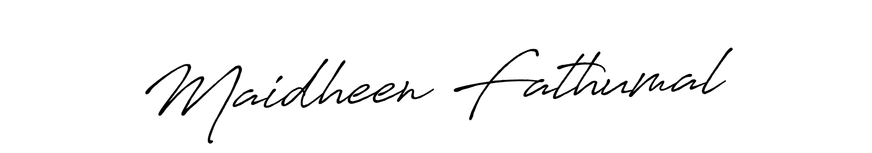 It looks lik you need a new signature style for name Maidheen Fathumal. Design unique handwritten (Antro_Vectra_Bolder) signature with our free signature maker in just a few clicks. Maidheen Fathumal signature style 7 images and pictures png