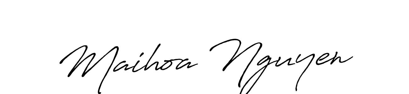 Check out images of Autograph of Maihoa Nguyen name. Actor Maihoa Nguyen Signature Style. Antro_Vectra_Bolder is a professional sign style online. Maihoa Nguyen signature style 7 images and pictures png