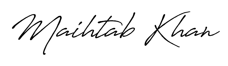 Practice writing Maihtab Khan with the flow of Antro_Vectra_Bolder lettering. A fantastic source of inspiration for developing your personal signature style. Maihtab Khan signature style 7 images and pictures png