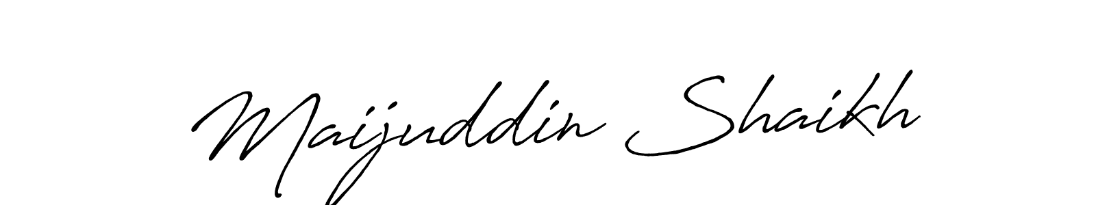 Make a beautiful signature design for name Maijuddin Shaikh. Use this online signature maker to create a handwritten signature for free. Maijuddin Shaikh signature style 7 images and pictures png