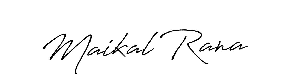 It looks lik you need a new signature style for name Maikal Rana. Design unique handwritten (Antro_Vectra_Bolder) signature with our free signature maker in just a few clicks. Maikal Rana signature style 7 images and pictures png