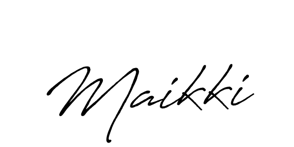 Best and Professional Signature Style for Maikki. Antro_Vectra_Bolder Best Signature Style Collection. Maikki signature style 7 images and pictures png