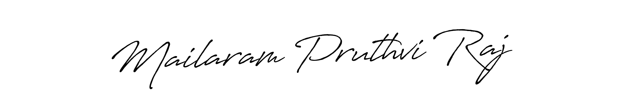 Mailaram Pruthvi Raj stylish signature style. Best Handwritten Sign (Antro_Vectra_Bolder) for my name. Handwritten Signature Collection Ideas for my name Mailaram Pruthvi Raj. Mailaram Pruthvi Raj signature style 7 images and pictures png
