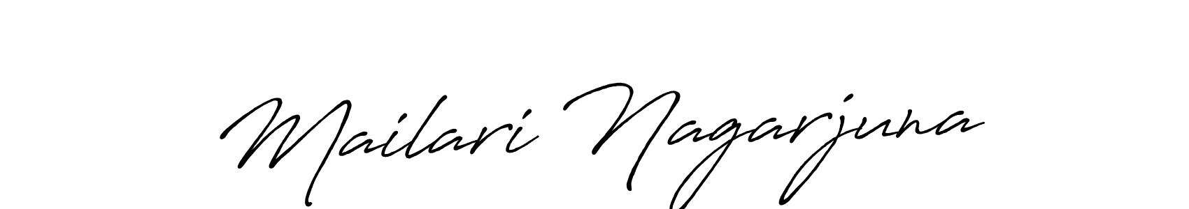 How to Draw Mailari Nagarjuna signature style? Antro_Vectra_Bolder is a latest design signature styles for name Mailari Nagarjuna. Mailari Nagarjuna signature style 7 images and pictures png