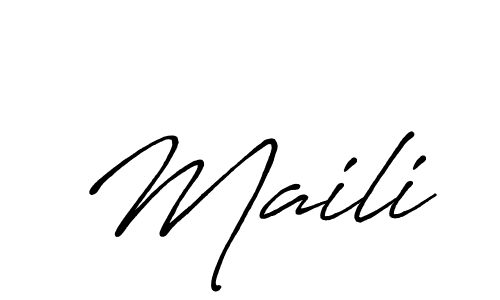 This is the best signature style for the Maili name. Also you like these signature font (Antro_Vectra_Bolder). Mix name signature. Maili signature style 7 images and pictures png