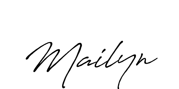 Once you've used our free online signature maker to create your best signature Antro_Vectra_Bolder style, it's time to enjoy all of the benefits that Mailyn name signing documents. Mailyn signature style 7 images and pictures png