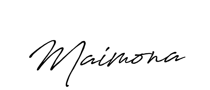 Once you've used our free online signature maker to create your best signature Antro_Vectra_Bolder style, it's time to enjoy all of the benefits that Maimona name signing documents. Maimona signature style 7 images and pictures png
