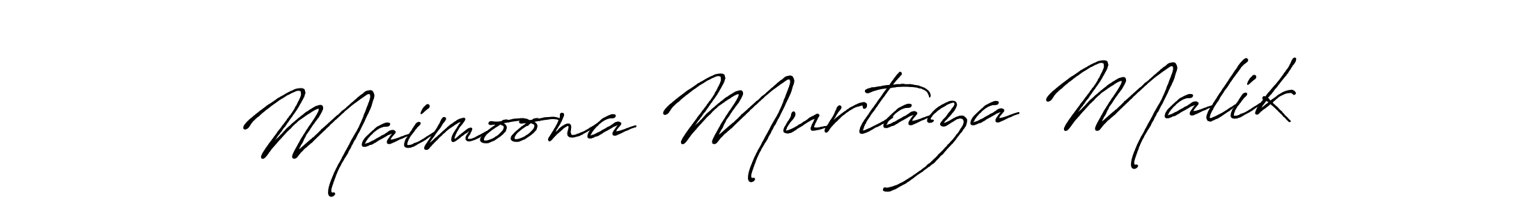 How to make Maimoona Murtaza Malik signature? Antro_Vectra_Bolder is a professional autograph style. Create handwritten signature for Maimoona Murtaza Malik name. Maimoona Murtaza Malik signature style 7 images and pictures png