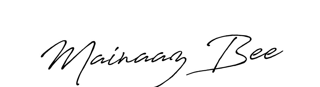 You should practise on your own different ways (Antro_Vectra_Bolder) to write your name (Mainaaz Bee) in signature. don't let someone else do it for you. Mainaaz Bee signature style 7 images and pictures png