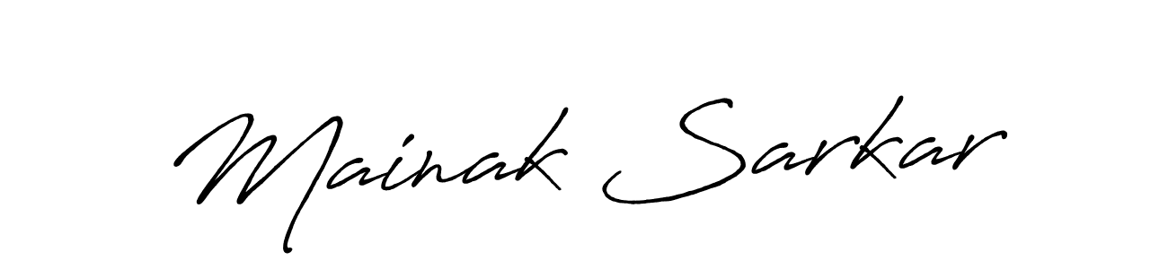 Use a signature maker to create a handwritten signature online. With this signature software, you can design (Antro_Vectra_Bolder) your own signature for name Mainak Sarkar. Mainak Sarkar signature style 7 images and pictures png