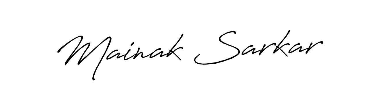 Use a signature maker to create a handwritten signature online. With this signature software, you can design (Antro_Vectra_Bolder) your own signature for name Mainak Sarkar. Mainak Sarkar signature style 7 images and pictures png