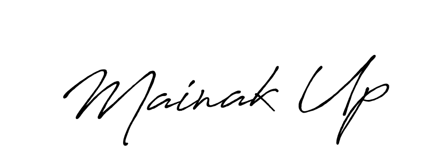 Once you've used our free online signature maker to create your best signature Antro_Vectra_Bolder style, it's time to enjoy all of the benefits that Mainak Up name signing documents. Mainak Up signature style 7 images and pictures png