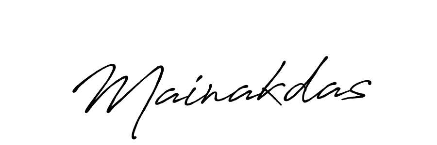 How to make Mainakdas name signature. Use Antro_Vectra_Bolder style for creating short signs online. This is the latest handwritten sign. Mainakdas signature style 7 images and pictures png