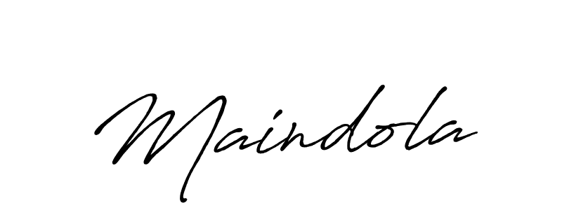 You should practise on your own different ways (Antro_Vectra_Bolder) to write your name (Maindola) in signature. don't let someone else do it for you. Maindola signature style 7 images and pictures png