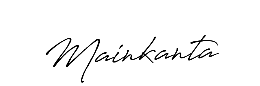 You should practise on your own different ways (Antro_Vectra_Bolder) to write your name (Mainkanta) in signature. don't let someone else do it for you. Mainkanta signature style 7 images and pictures png