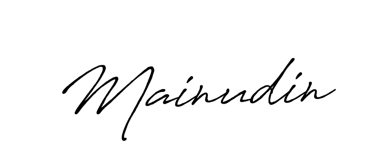 Also You can easily find your signature by using the search form. We will create Mainudin name handwritten signature images for you free of cost using Antro_Vectra_Bolder sign style. Mainudin signature style 7 images and pictures png