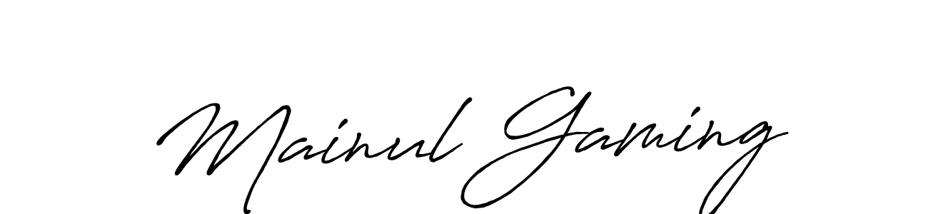 How to Draw Mainul Gaming signature style? Antro_Vectra_Bolder is a latest design signature styles for name Mainul Gaming. Mainul Gaming signature style 7 images and pictures png
