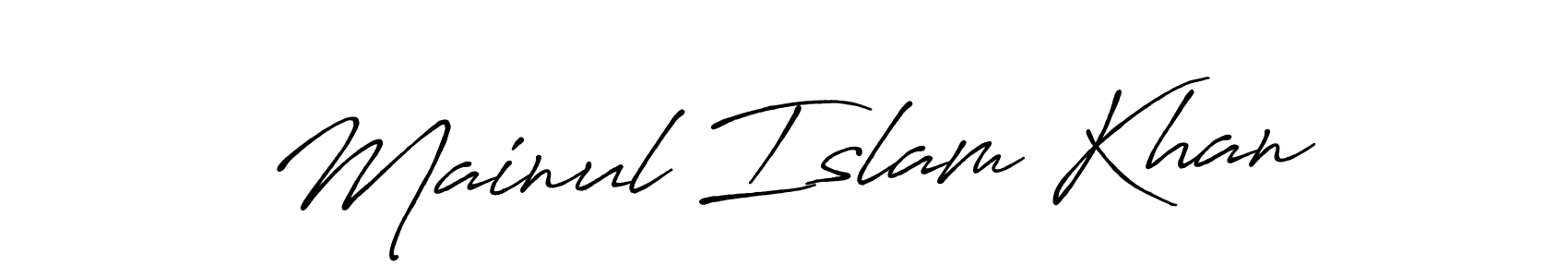 if you are searching for the best signature style for your name Mainul Islam Khan. so please give up your signature search. here we have designed multiple signature styles  using Antro_Vectra_Bolder. Mainul Islam Khan signature style 7 images and pictures png