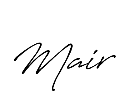 Also You can easily find your signature by using the search form. We will create Mair name handwritten signature images for you free of cost using Antro_Vectra_Bolder sign style. Mair signature style 7 images and pictures png