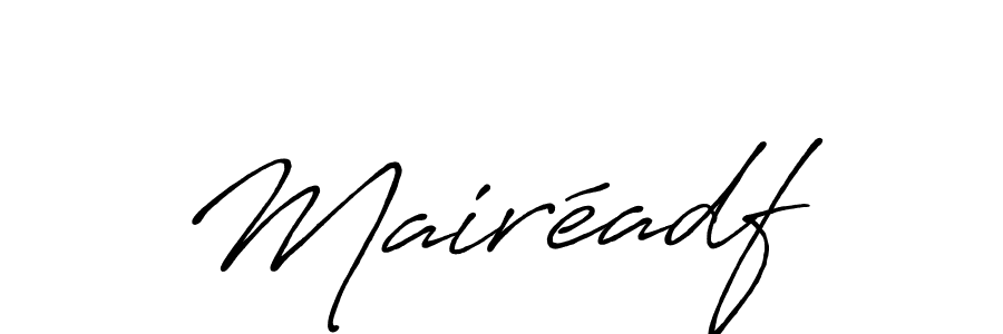 Antro_Vectra_Bolder is a professional signature style that is perfect for those who want to add a touch of class to their signature. It is also a great choice for those who want to make their signature more unique. Get Mairéadf name to fancy signature for free. Mairéadf signature style 7 images and pictures png