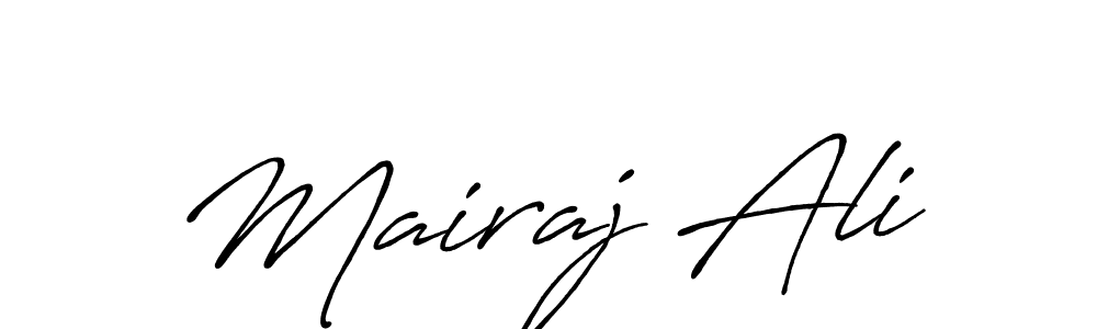 How to Draw Mairaj Ali signature style? Antro_Vectra_Bolder is a latest design signature styles for name Mairaj Ali. Mairaj Ali signature style 7 images and pictures png