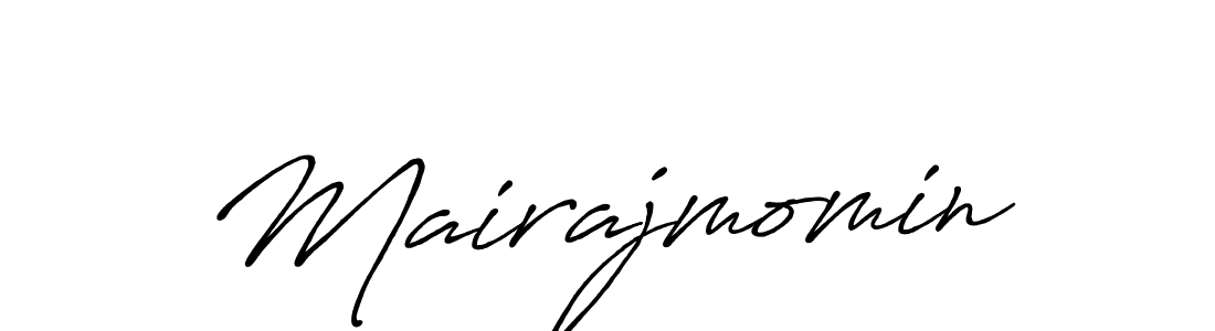 It looks lik you need a new signature style for name Mairajmomin. Design unique handwritten (Antro_Vectra_Bolder) signature with our free signature maker in just a few clicks. Mairajmomin signature style 7 images and pictures png