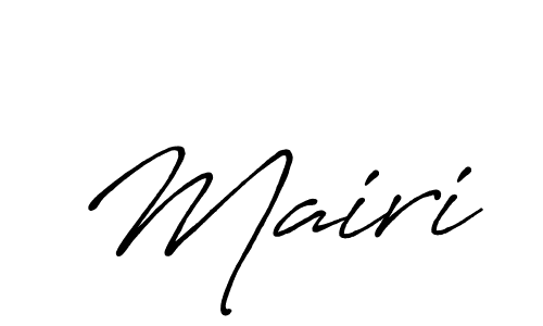 Design your own signature with our free online signature maker. With this signature software, you can create a handwritten (Antro_Vectra_Bolder) signature for name Mairi. Mairi signature style 7 images and pictures png